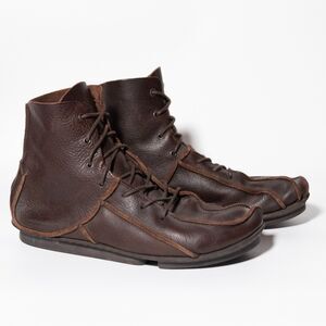 Trippen Mustafa Brown Lace Up Leather Shoes Boots Men's 42 - 9.5 US German Made